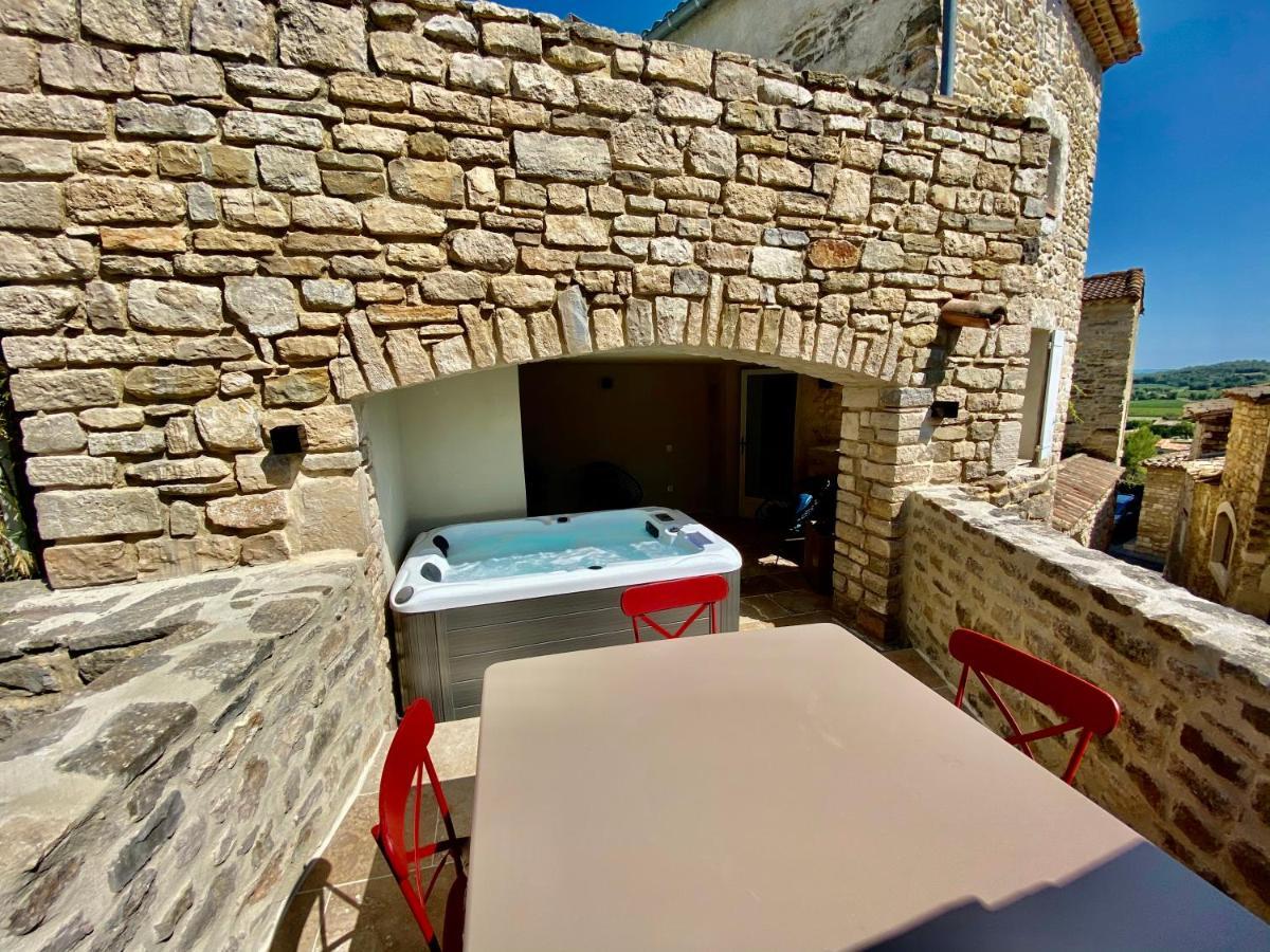 La Maison Des Vendangeurs - Table D'Hotes Le Soir Du Jeudi Au Dimanche- Jacuzzi - Balneo Spa - Acces Piscine Pour Toutes Les Chambres Sauf Studio Coquet- Piscine De Mai A Mi-Octobre Martignargues Exteriör bild