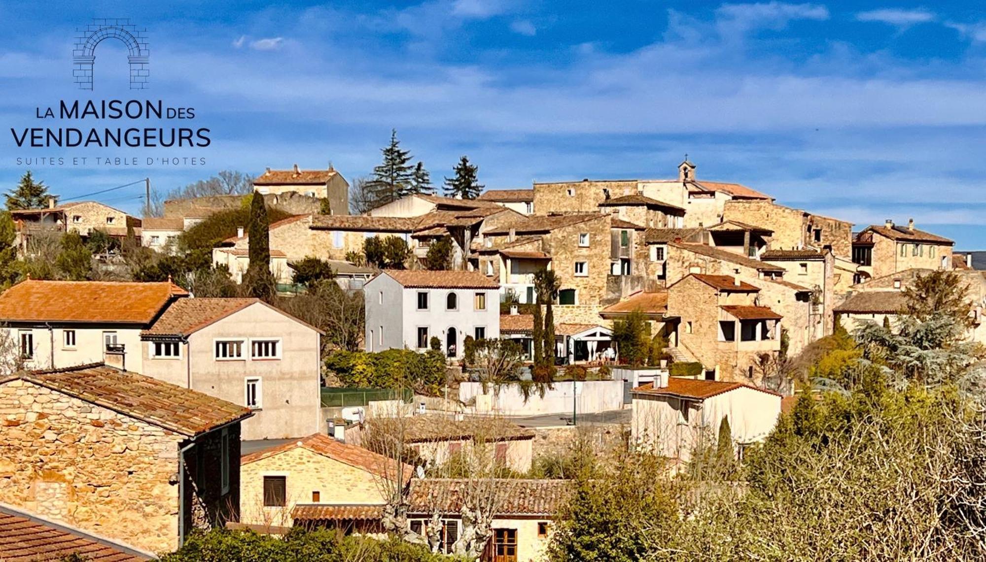 La Maison Des Vendangeurs - Table D'Hotes Le Soir Du Jeudi Au Dimanche- Jacuzzi - Balneo Spa - Acces Piscine Pour Toutes Les Chambres Sauf Studio Coquet- Piscine De Mai A Mi-Octobre Martignargues Exteriör bild