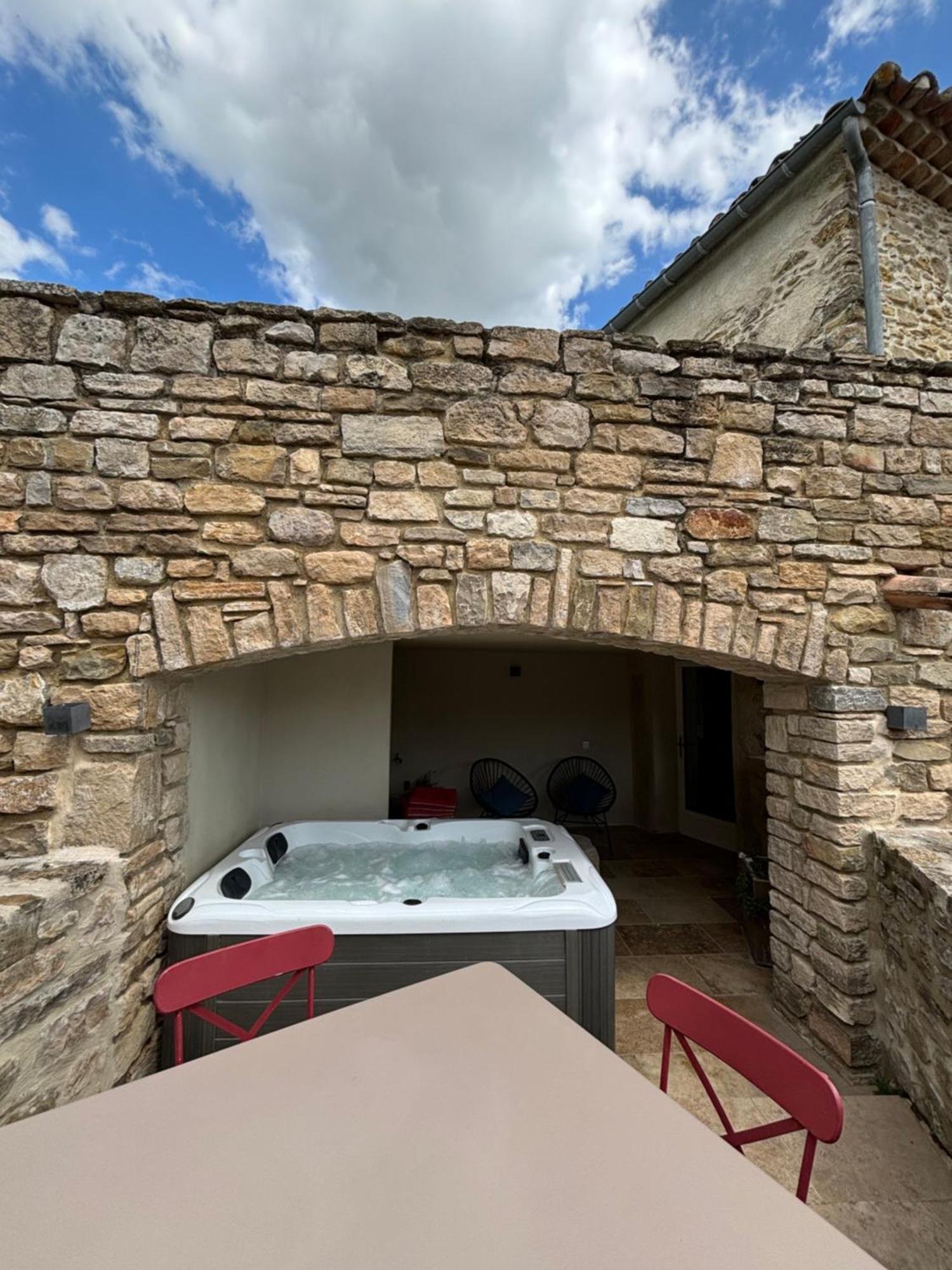 La Maison Des Vendangeurs - Table D'Hotes Le Soir Du Jeudi Au Dimanche- Jacuzzi - Balneo Spa - Acces Piscine Pour Toutes Les Chambres Sauf Studio Coquet- Piscine De Mai A Mi-Octobre Martignargues Exteriör bild